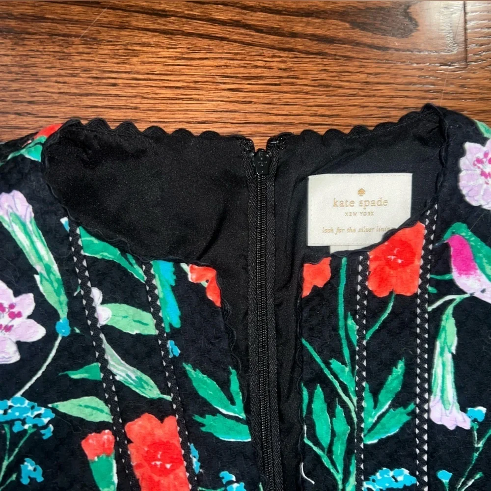 Kate Spade New York Jardin Tile Jacquard Dress - Picture 5 of 12